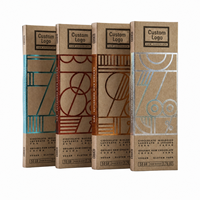 Boîtes à chocolat personnalisées, emballages pour barres chocolatées comestibles, boîte à bonbons personnalisée, boîte à bonbons gélifiés, papier kraft recyclable