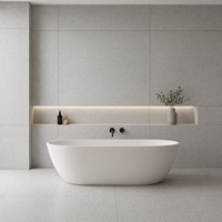 Dalles de terrazzo artificiel épaisses sur mesure, revêtement de sol en terrazzo moderne pour hôtels, grandes villas et projets d'escaliers