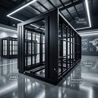 Casa Contenedor en Venta a Bajo Precio, Fácil de Instalar, Desmontable, Económica, Casa Contenedor Modular Prefabricada de 10-40 pies