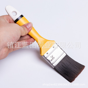 Pincel con mango amarillo, cerdas de fibra química, 18-26 mm, herramienta de limpieza y pintura LTR642 - Product Image 2