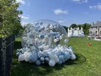 Tente bulle gonflable en PVC avec installation facile pour événements festifs et décoration extérieure