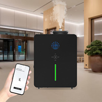 Diffuseur d'huiles essentielles personnalisé de 500 ml, contrôlé par application, pour hôtel et usage domestique, garantie 1 an, construction métallique