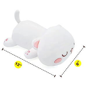 Lindo gatito de peluche de juguete Animal de peluche gato gatito suave Anime gato almohada de felpa para niños - Product Image 6