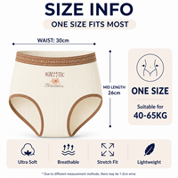 Al por mayor Bragas sin costuras acanaladas con estampado de oso para mujer, de tiro medio, suaves, transpirables, de alta elasticidad, con refuerzo antibacteriano 7A, para uso diario, ODM
