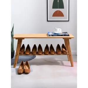 Sgabelli per cambio scarpe da soggiorno in legno porta per mobili tavolino da caffè per uso domestico camera da letto per interni appartamento poggiapiedi scarpiera