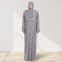Abaya et Burqa pour femmes et filles de Dubaï, motifs variés en stock, dernières créations florales islamiques