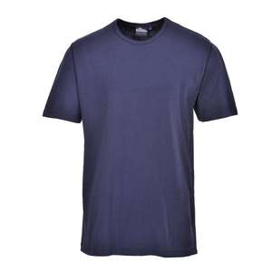 PORTWEST - B120NARL T-shirt bleu marine à manches courtes Thermal-EAN 5036108045655 PROTECTION TOUS TEMPS - Product Image 1