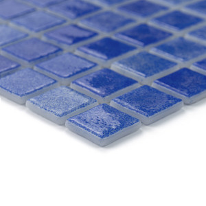 Mosaico Bruma Blu Mediterraneo 30,5x30,5 Cm 5 Mm Lucido con Bordi Irregolari - Product Image 3