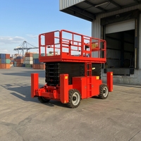 Plateforme élévatrice à ciseaux électrique autopropulsée CE ISO, 4-14m, capacité 1000kg, panneau de commande, vente directe usine