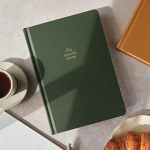 Diario <span class=keywords><strong>di</strong></span> <span class=keywords><strong>Ricette</strong></span> LABON con Copertina Rigida in Tessuto <span class=keywords><strong>di</strong></span> Lino, Regalo Ricordo con Promemoria Vuoti - Product Image 2