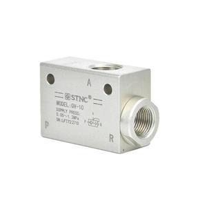 Válvula de Escape Rápido Neumática Serie QV de Sonotech QV-06/08/10/15/20, Tubería de Acero Inoxidable, Respuesta Rápida - Product Image 5