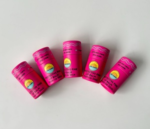 Tube en carton texturé avec logo en relief pour rouge à lèvres artisanal haut de gamme et stick déodorant - Product Image 6