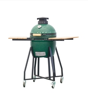 MCD YiXing Fabricant professionnel Grands grils BBQ Kamado en céramique Acier inoxydable Extérieur Jardin 22 pouces Barbecue