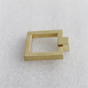 Tirador Cuadrado de Aleación de Zinc para Muebles, Herraje de Gabinete Estilo Chino, Duradero - Product Image 2