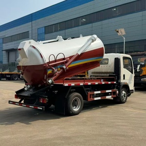 รถบรรทุกสิ่งปฏิกูล อีซูซุ KV 100 ขนาด 7CBM 8CBM รถดูดสิ่งปฏิกูล รถบรรทุกถังเก็บน้ำเสีย ขายดี - Product Image 5