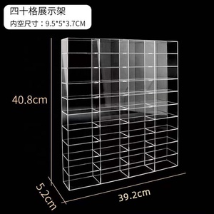 Vitrina acrílica de juguete para <span class=keywords><strong>coches</strong></span> de juguete, vitrina transparente montada en la pared, ruedas calientes, 1:64 - Product Image 6