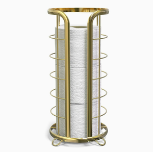 Portarrollos de Papel Higiénico Minimalista, Negro, Ecológico, Metálico, de Pie, para Baño - Product Image 6