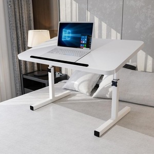 Adjustable Bedside <b>Desk</b> 60x40 Cm Plastic Desktop <b>Foldable</b> Modern Simple Student Computer <b>Desk</b> For Home Dormitory Use - Product Image 1
