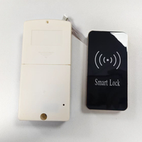 Serrure de casier intelligente en alliage de zinc avec déverrouillage par carte IC, mode public, RFID, pour casiers de gym et tiroirs