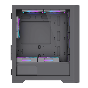 Lovingcool Châssis d'ordinateur Panneau de verre MATX/ITX Tours et étuis Aluminium Bureau Pc Gaming Cabinet Pc <span class=keywords><strong>Gamer</strong></span> Case - Product Image 4