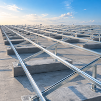 Structure de montage solaire en acier galvanisé à chaud de haute qualité pour les installations photovoltaïques au sol