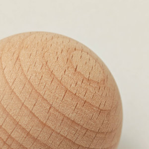 Boules rondes en bois, boules rondes en bois dur naturel non finies, boules lisses en hêtre, pour l'artisanat et le bricolage - Product Image 2