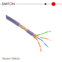 Cable de Red SFTP Cat5 de 305 Metros, Cable LAN con Cubierta de PVC de 24 AWG