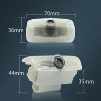 Projecteurs LED de logo de voiture, éclairage de bienvenue pour portière, accessoires d'emblème lumineux pour Infiniti