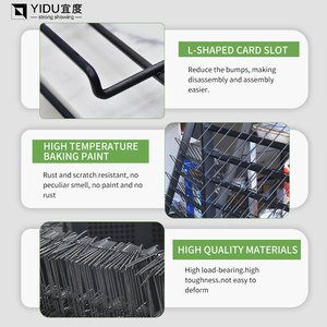 Chất lượng cao đá Countertop hiển thị đứng với thạch anh Countertop Rack và kim loại bảng hiển thị signage - Product Image 3