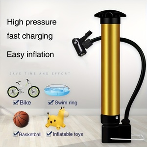 Mini Bomba de Aire Portátil, Adecuada para Neumáticos de Bicicleta y Balones Deportivos, Inflador Manual Compacto y Ligero, Fácil de Usar - Product Image 3
