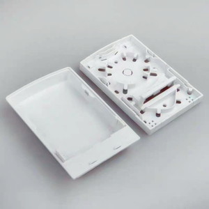 <b>Hot</b> Sales Plastic Shell 2 Ports Fiber Optic <b>Single</b> Mode Simplex SC UPC APC Optical Connector White Faceplate for FTTH - Product Image 2