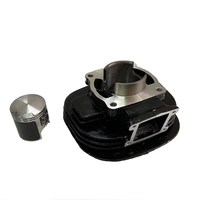 Kit de cylindre de moto en aluminium haute performance 66 mm à gros alésage noir pour Blaster 200 DT200 YFS200