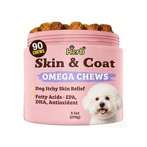 OEM/ODM Marca Privada Golosinas Blandas para Perros con Alto Contenido de Proteínas para la Salud de la Piel y el Sistema Digestivo, con Ácidos Grasos Omega y Vitamina E para el Sistema Inmunológico - Product Image 1