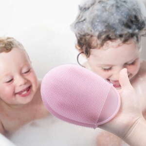 Spazzole da <span class=keywords><strong>bagno</strong></span> personalizzate in <span class=keywords><strong>Silicone</strong></span> morbido per bambini spugne e scrubber per il massaggio del corpo morbido e delicato lavaggio del <span class=keywords><strong>bagno</strong></span> - Product Image 5