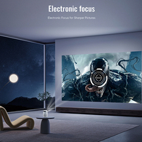 3500 Lumens 2.5hr Playtime Android Basé OS Smart 1080p Support 150 "Écran Batterie Rechargeable Wifi6 & BT Projecteur Miracast