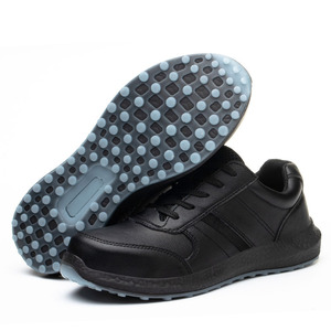 Zapatos de Seguridad con Puntera de Acero Ancha, Estándar Europeo, de Microfibra y Cuero, con Protección Anti-aplastamiento 200J y Anti-pinchazos 1100N, Suela de Kevlar para Construcción - Product Image 2