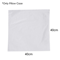 Funda de Almohada Cuadrada de Algodón Blanco Personalizada, Impresión de Diseño Favorito, Decoración del Hogar Única, Idea de Regalo Personalizado, Disponible en España
