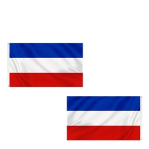 Bandera Regional Alemana de <span class=keywords><strong>Schleswig</strong></span> Holstein Personalizada OEM, 90x150cm, 3x5 pies, Bandera de Poliéster para Exteriores, Azul, Blanco y Rojo, para Decoración - Product Image 3