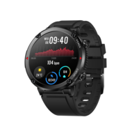 Montre connectée T30, étanche IP67, grand écran de 1,6 pouce, NFC, suivi de la santé et de la forme physique, compatible Android et iOS, montre connectée unisexe 2025