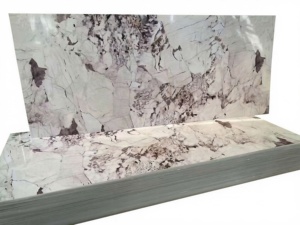 Plaques en plastique de 3 mm résistantes aux rayures, imperméables, ignifuges, écologiques, résistantes aux UV, effet marbre, pour murs intérieurs, salle de bain, cuisine - Product Image 2