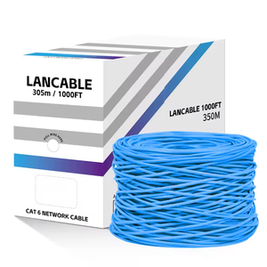 Cable de Red UTP Cat6 Estilo Hogar, 305m (1000 pies), Cubierta de PVC, Caja Naranja, Directo de Fábrica para Compradores al por Mayor - Product Image 2