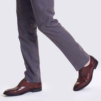 Chaussures Oxford élégantes en cuir véritable, couche supérieure en cuir de vache souple et confortable, faites à la main, imperméables et durables