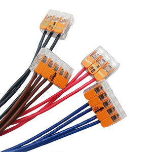 3-Полюсные быстроразъемные клеммные разъемы для легкого монтажа жгута проводов в домашних офисах и проектах мастерских - Product Image 1