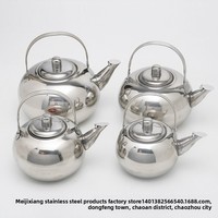 Bouilloire moderne en acier inoxydable Yolecen 3L, théière Linglong plaquée or, pot à thé sphérique avec filtre à thé