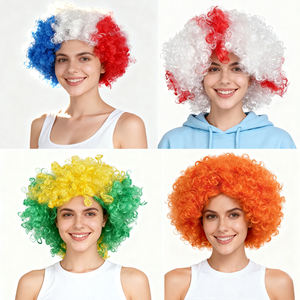 วิกผมบ๊อบคุณภาพสูง กันลม ไม่ต้องใช้กาว พร้อมตาข่ายยืดหยุ่นบางส่วน สำหรับปี 2026 เหมาะสำหรับงานปาร์ตี้ แฟนคลับ ผู้ชาย ผู้หญิง งานกลางแจ้ง งานรื่นเริง - Product Image 2