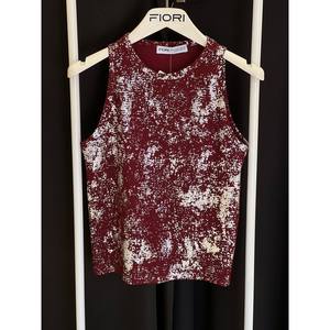 Combinaison sans bretelles à col rond pour femme Fiori, imprimé par transfert thermique, spandex, polyester, respirant, vêtements de sport - Product Image 1