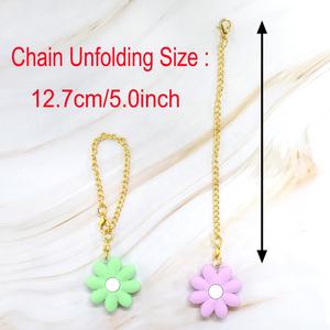 新しい到着かわいい猫ストローチェーンチャームアクセサリーチャームカップハンドルチャームウォーターボトル用アクセサリー - Product Image 6