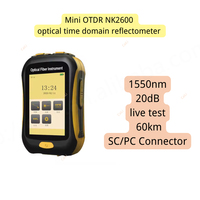 Réflectomètre à fibre optique actif OTDR NK2600 Mini testeur Ethernet OTDR FTTH 20dB 60km lumière VFL connectivité GPRS extérieure SC APC