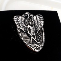 Bague de déclaration large style gothique vintage sombre Hip Hop pour boîte de nuit et danse de rue