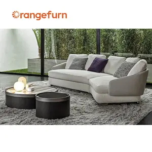 Orangefurn时尚设计混合材料皮革沙发套装客厅家具客厅沙发